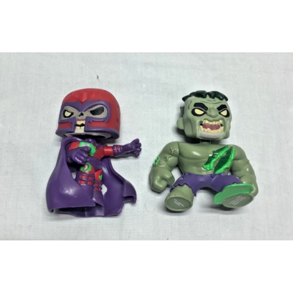 Funko Mystery Minis Marvel Zombie Hulk & Zombie Magneto 3" 2021 .5